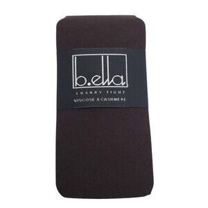 Merino Wool Tight Espresso Brown MEDIUM B.ella Jenny Italy Cozy Warm NWT Hosiery